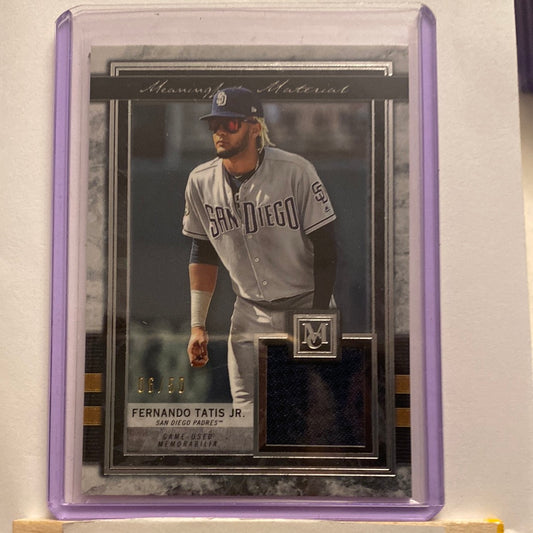 2020 Topps Museum Fernando Tatis Jr. Relic trading card