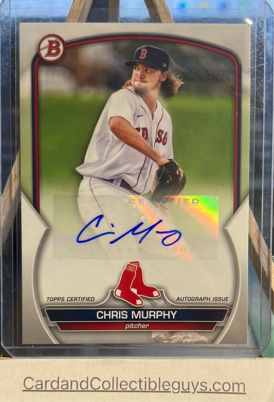 2023 Bowman Chris Murphy Paper Auto Trading Cards