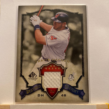 2008 Upper Deck Travis Hafner relic trading card