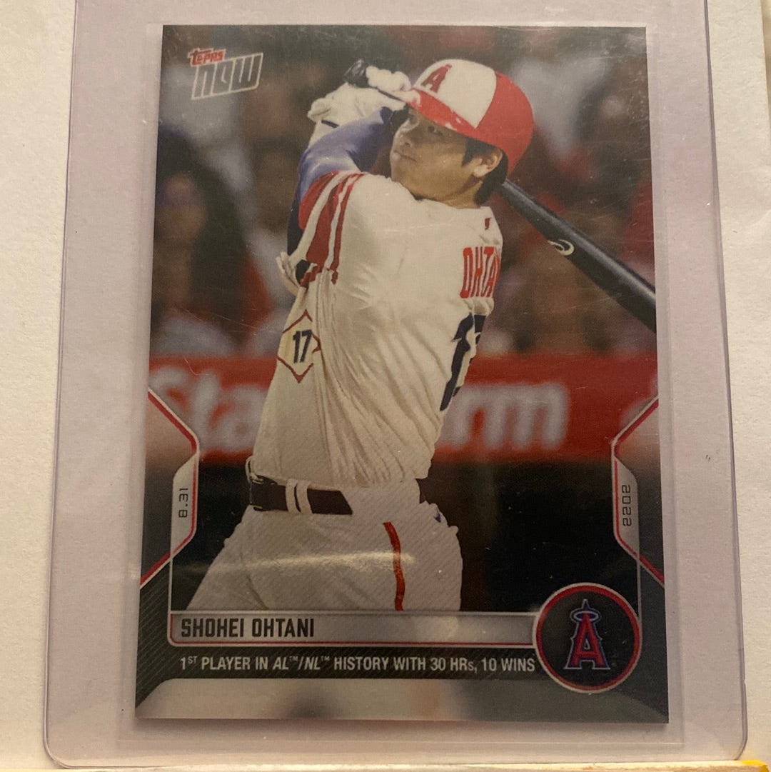 2022 Topps Now Shohei Ohtani trading card