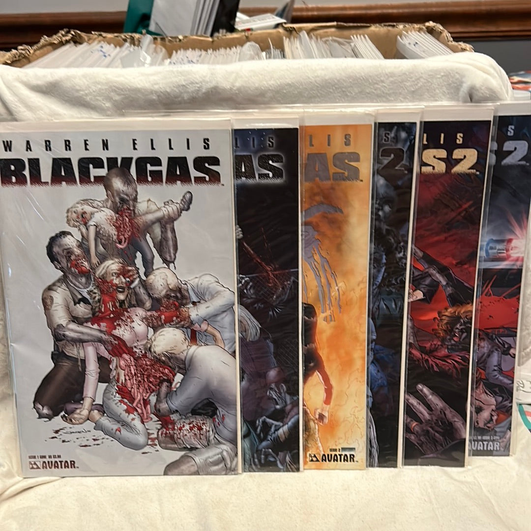 Blackgas and Blackgas2 Complete series Comic Collection