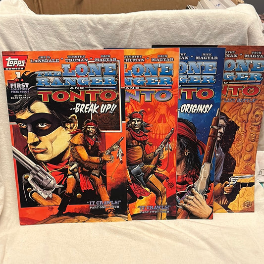 The Lone Ranger and Tonto Comic Book set #1-#4