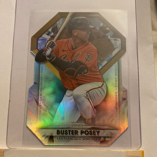 2022 Topps Buster Posey Die Cut trading card