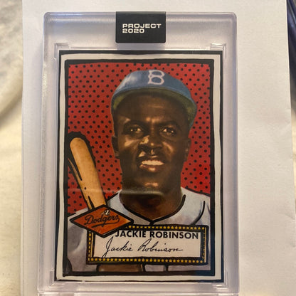 2020 Topps Project 2020 Jackie Robinson Trading Card