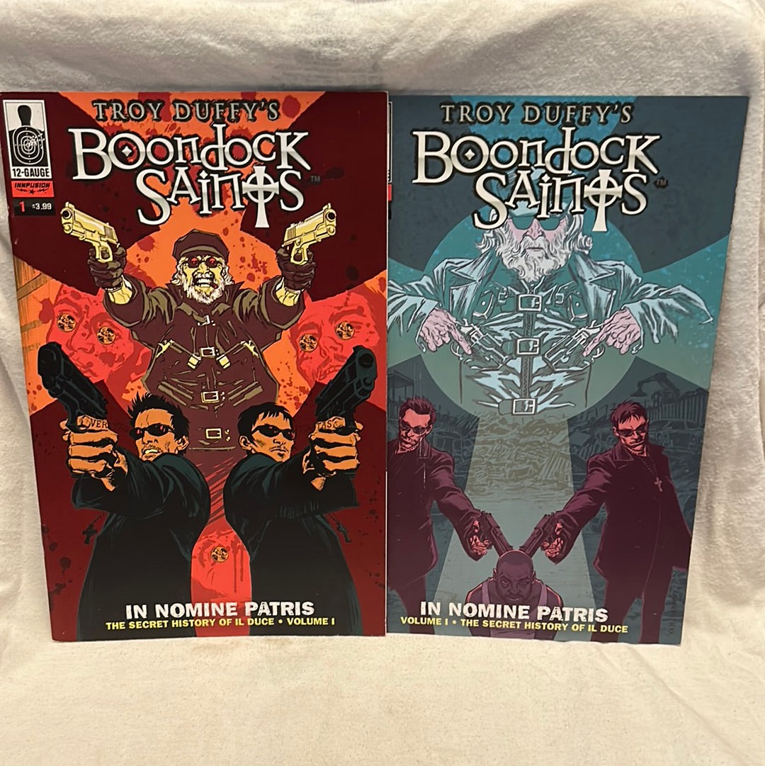 Boondock Saints In Nomine Patris Comic Book Series #1 and #2