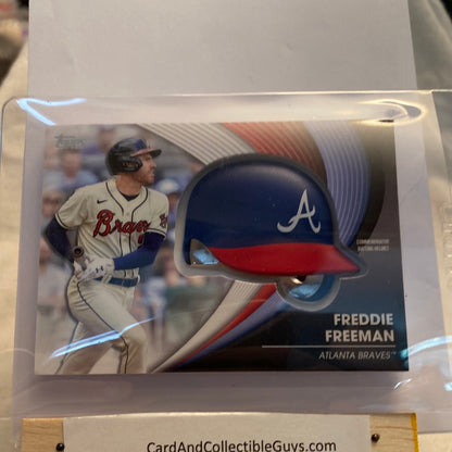 2022 Topps Series 2 Freddie Freeman medallion trading card