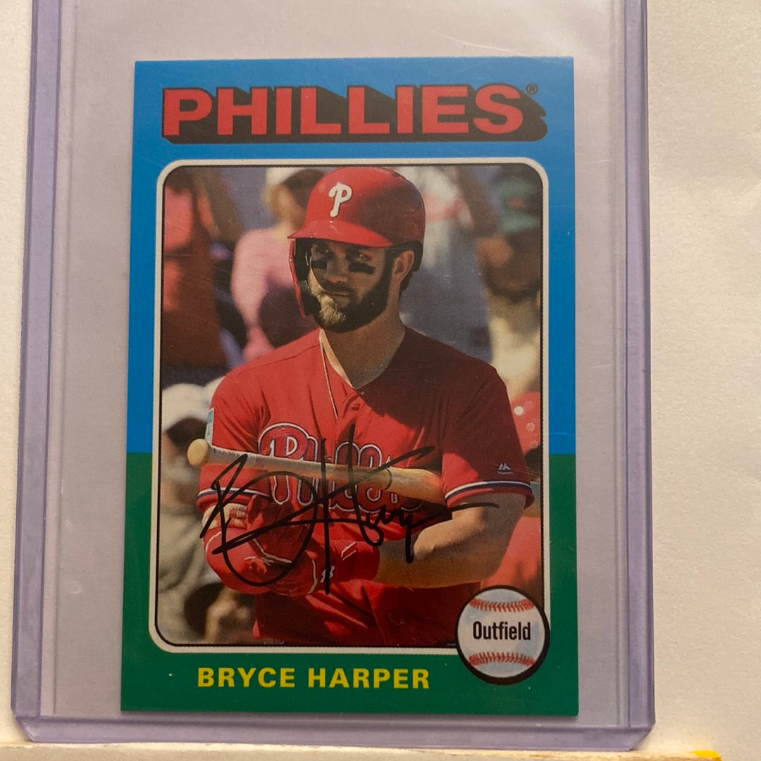 2019 Topps Archives Bryce Harper Mini trading card