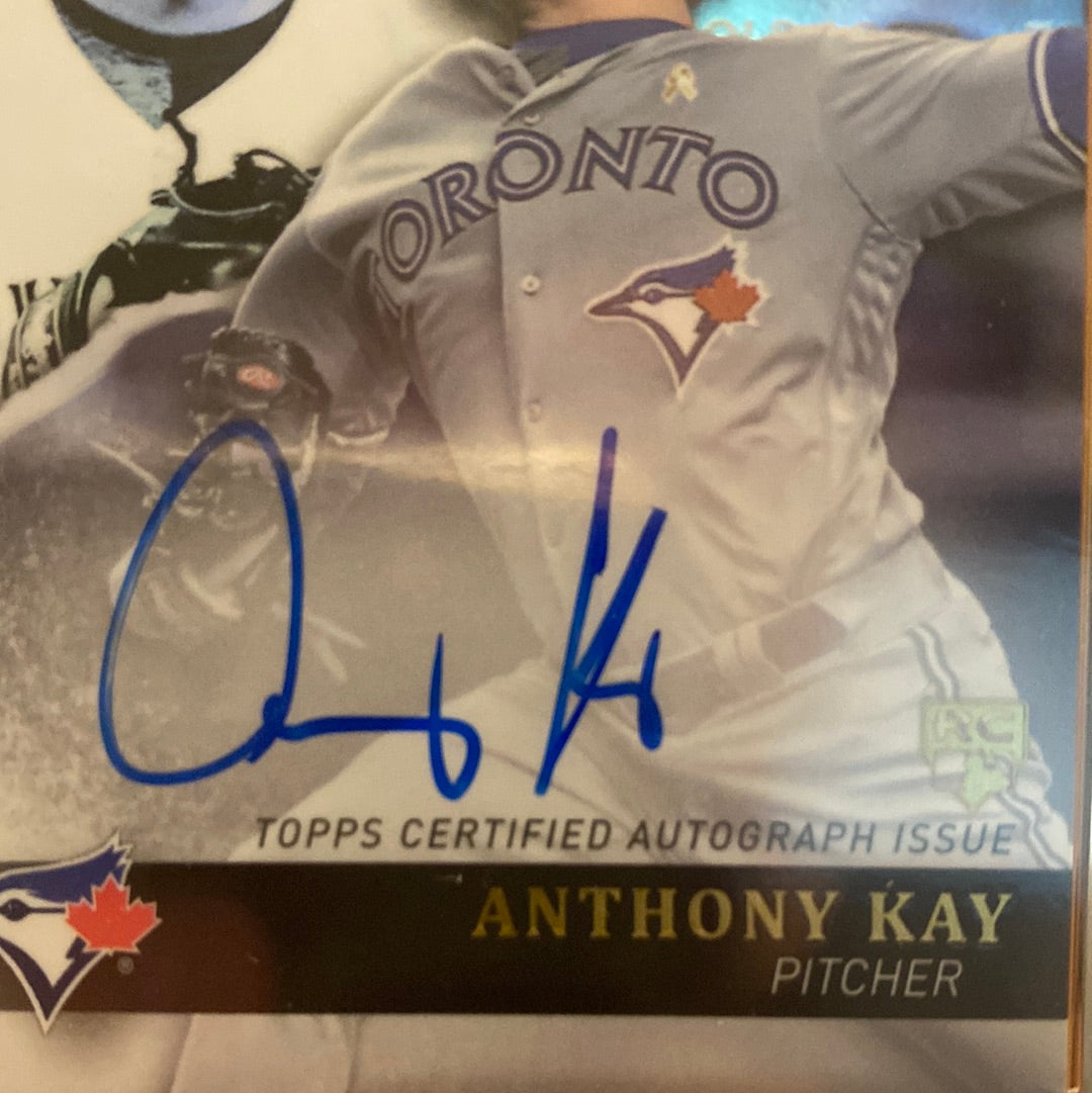 2020 Topps Gold Label Anthony Kay Framed Autographed trading card