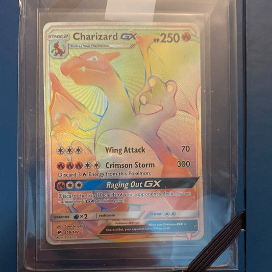 Pokémon TCG Charizard SM Burning Shadows Secret Rare