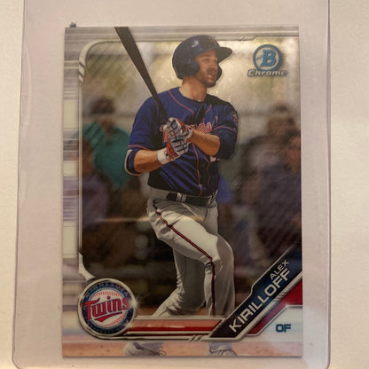 2019 Bowman Chrome Alex Kirilloff trading card