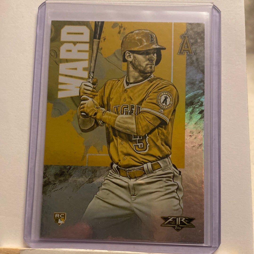 2019 Topps Fire Taylor Ward Gold trading card