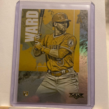 2019 Topps Fire Taylor Ward Gold trading card