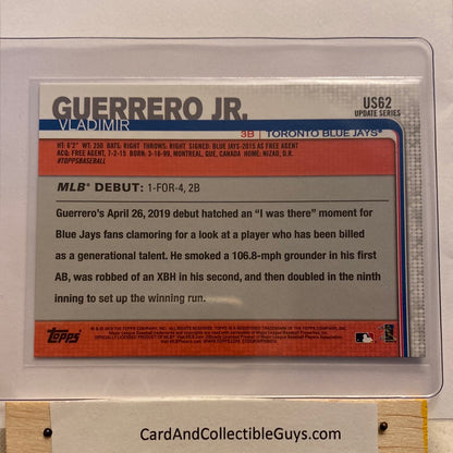 2019 Topps Updated Vladimir Guerrero Jr. Trading card