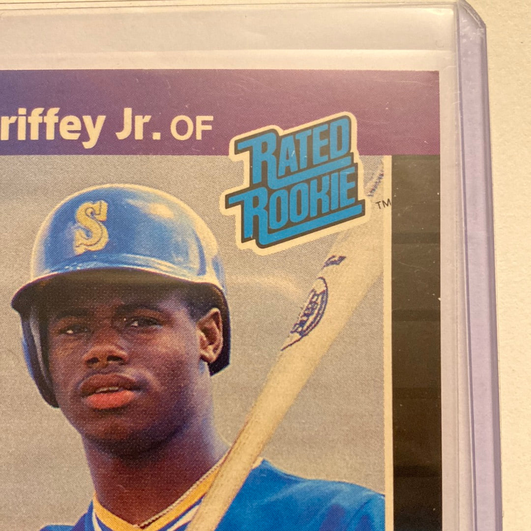 1989 Donruss Ken Griffey Jr. Rated Rookie trading card