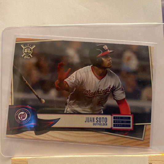 2019 Topps BL Juan Soto trading card