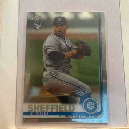 2019 Topps Justus Sheffield 3 trading card lot