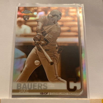 2019 Topps Chrome Jake Bauers trading Card