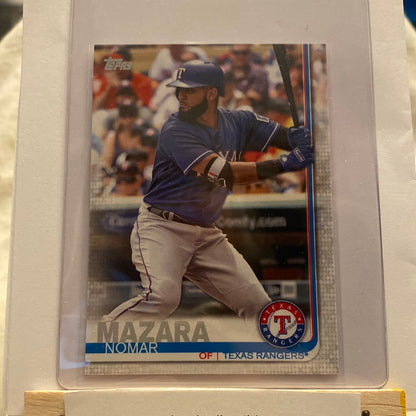 2019 Topps Nomar Mazara Advanced Stats /150 trading card