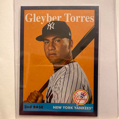 2019 Topps Archives Gleyber Torres Blue trading card