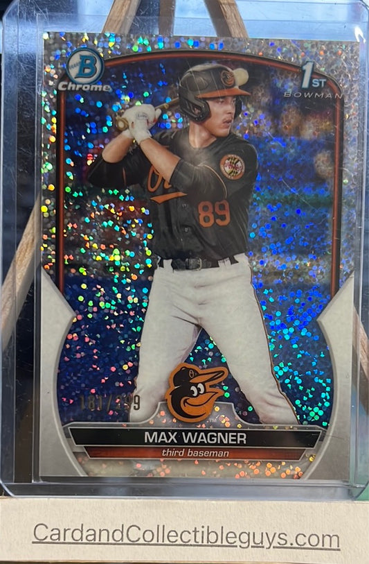 2023 Bowman Max Wagner Chrome Trading Cards