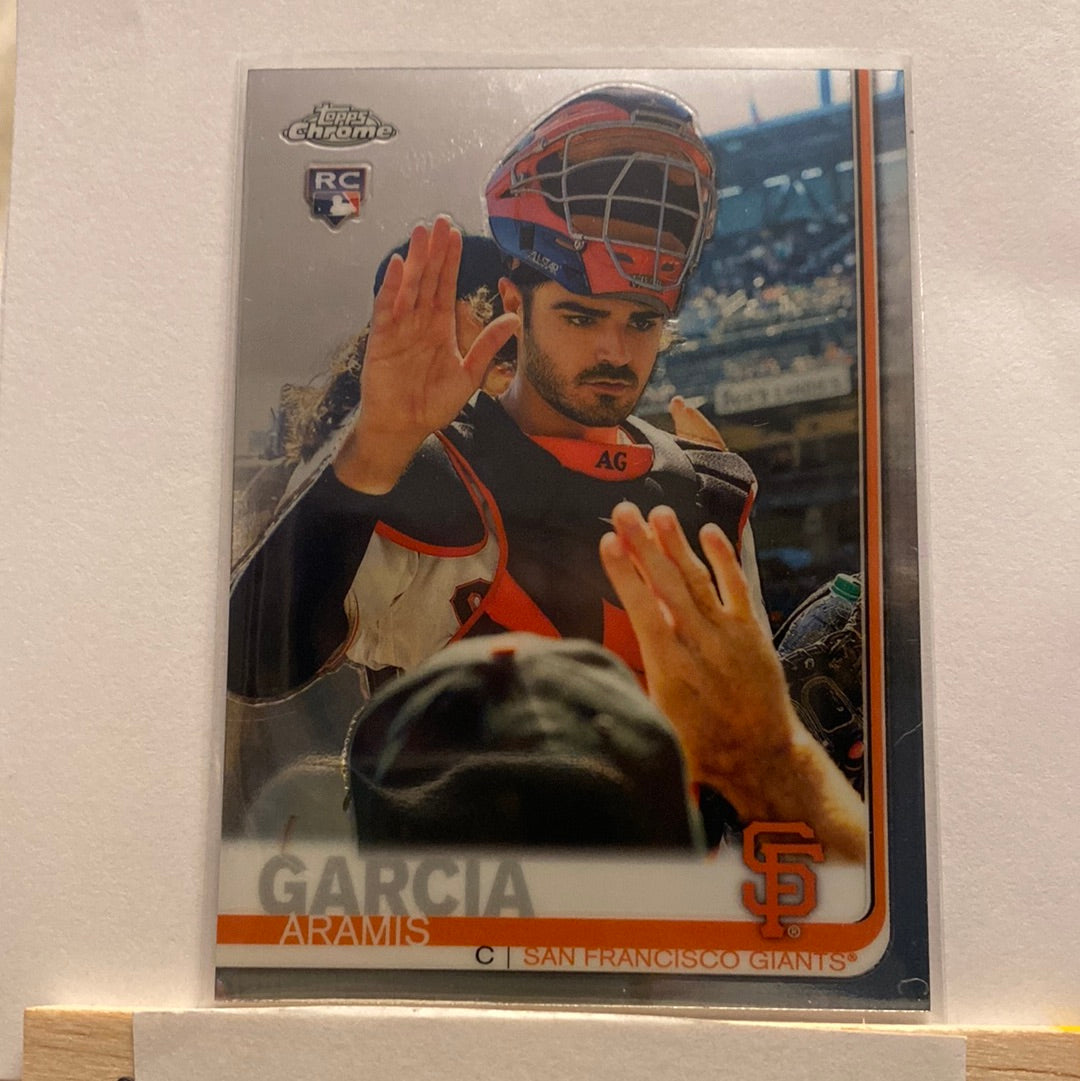 2019 Topps Chrome Aramis Garcia trading card