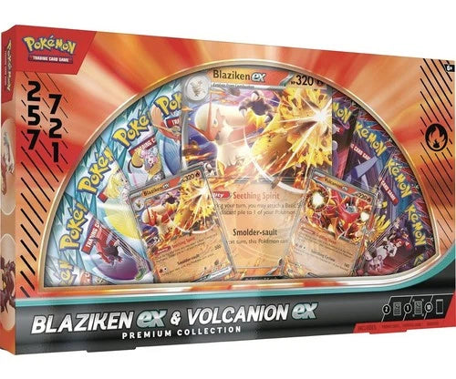 Pokemon TCG: Blaziken EX and Volcanion EX Collection box