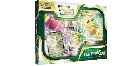 Pokemon TCG: Leafeon V star Collection Box