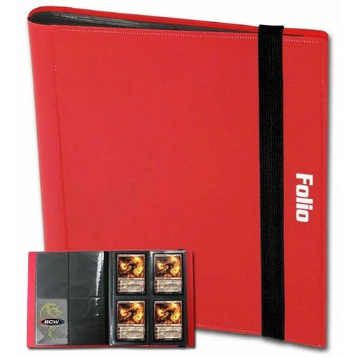 Protect: BCW Folio 4-Pocket Album Red
