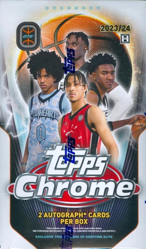 2023-2024 Topps Basketball: Chrome Overtime Elite Hobby Box