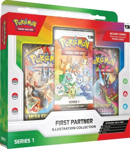 Pokemon TCG: First Partner Illustration Collection Series 1 (3/20/26) [Limit 1]