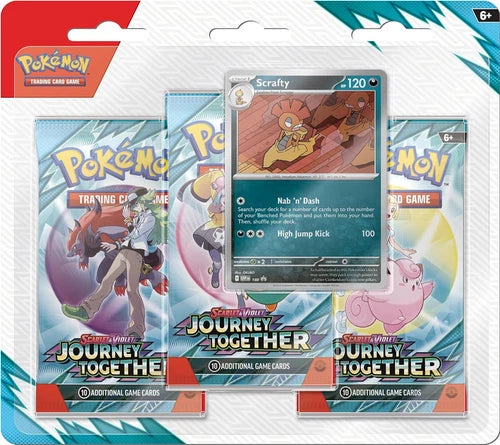 Pokemon TCG: Journey Together Three Booster Bundle