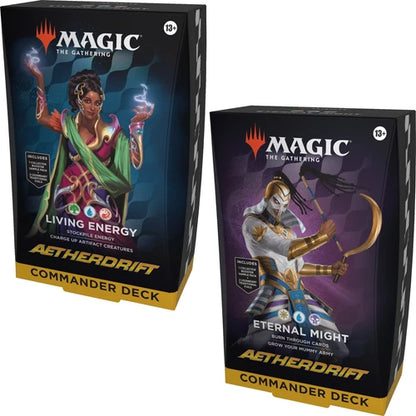 Magic the Gathering TCG: Aetherdrift Commander Decks