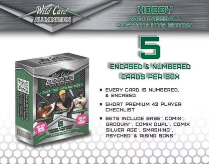 2024 Wild Card: Baseball Alumination Just the Hits Hobby Box