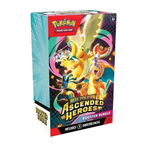Pokemon TCG: Ascended Heroes Booster Bundles (Limit 1)