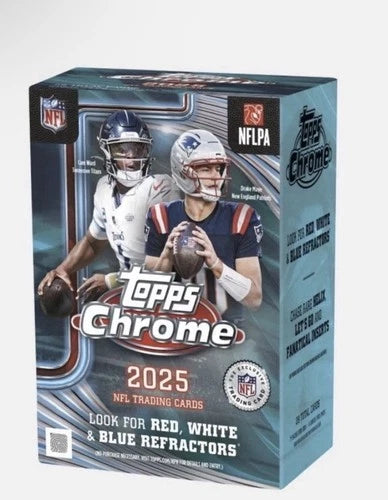 2025 Topps: NFL Chrome Blaster Box ( Limit 4 )