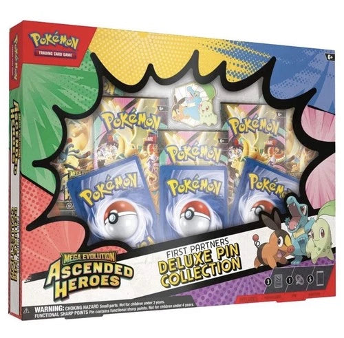 Pokemon TCG: Ascended Heroes First Partners Deluxe Pin Collection (3/20/26)