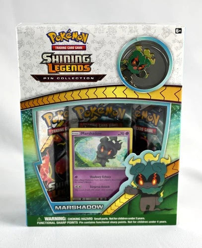 Pokemon TCG: Shining Legends Marshadow Pin Collection