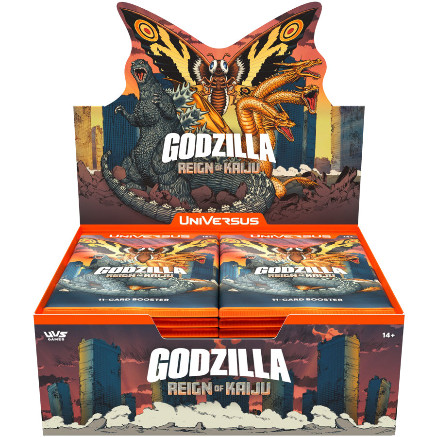 UNIVERSUS TCG: GODZILLA- REIGN OF KAIJU: BOOSTER DISPLAY