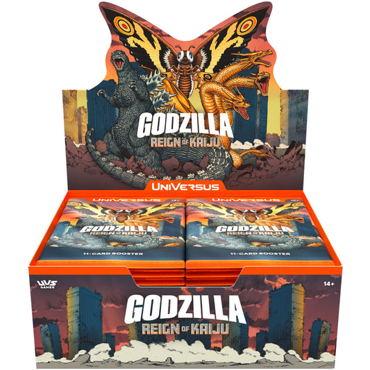 UNIVERSUS TCG: GODZILLA- REIGN OF KAIJU: BOOSTER DISPLAY