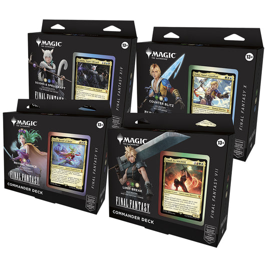 Magic the Gathering TCG: Final Fantasy Universes Commander Deck