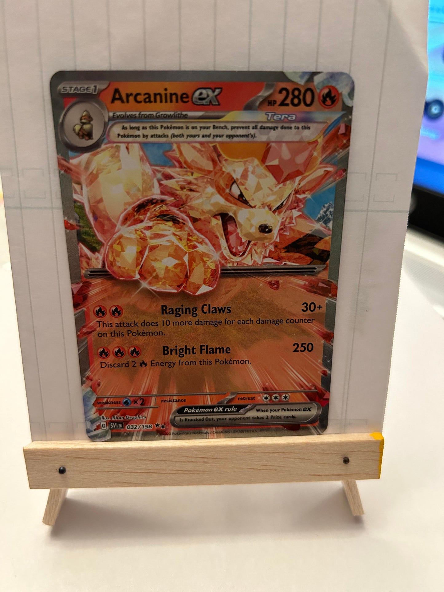 Pokémon TCG Arcanine EX 032/198