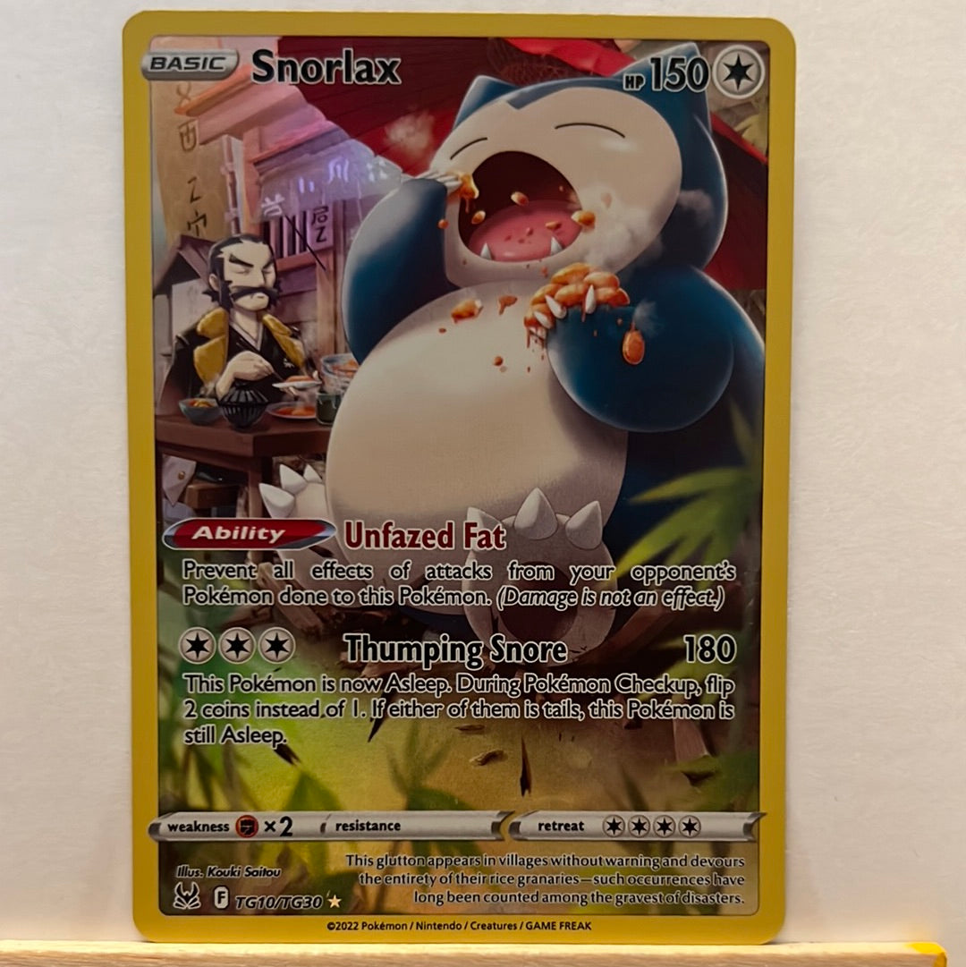 Pokemon TCG Snorlax TG10/TG30