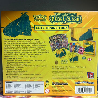 Pokemon TCG Rebel Clash ETB