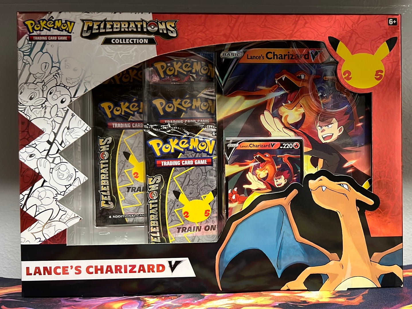 Pokemon TCG Lance’s Charizard V box