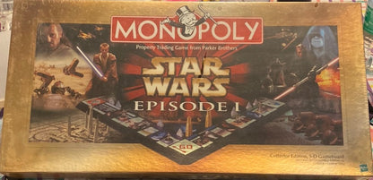 Star Wars Episode 1 collector edition Monopoly Board Game