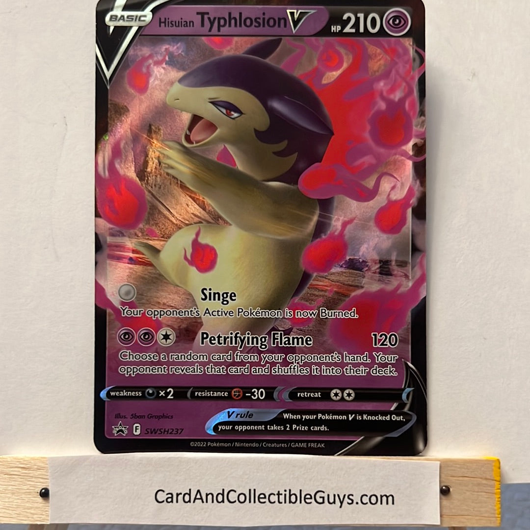 Pokemon TCG Hisuian Typhlosion V SWSH237