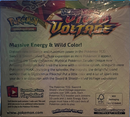 Pokemon TCG Vivid Voltage Booster box