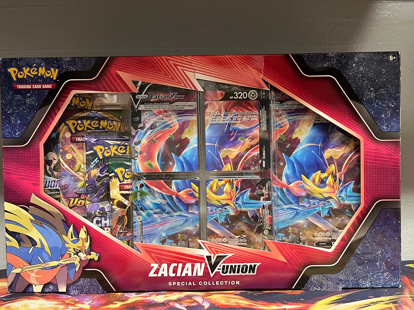 Pokemon TCG Zacian V-union box