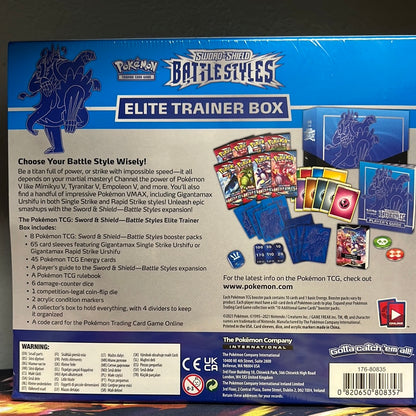 Pokemon TCG Battle Styles ETB (Blue)