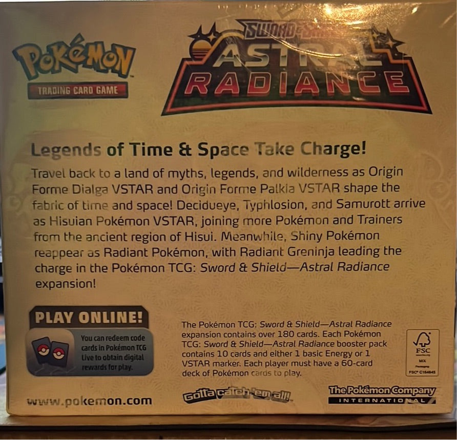 Pokemon TCG Astral Radiance Booster box